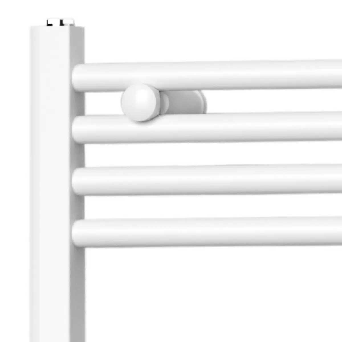 Termoarredo scaldasalviette da bagno idraulico 840x500 mm interasse 450 mm in acciaio Verniciato Bianco modello ELVIA by CeramicStore | Lo specialista del tuo bagno