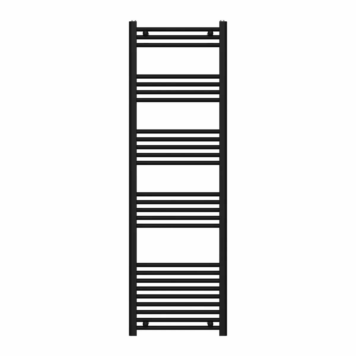 Termoarredo scaldasalviette da bagno idraulico 840x450 mm interasse 400 mm in acciaio Verniciato Nero by CeramicStore | Lo specialista del tuo bagno