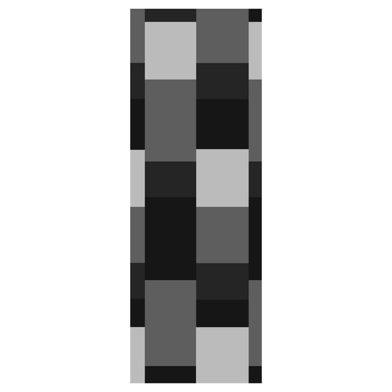 Termoarredo idraulico 180x58,5 cm interasse mm 50 Modello 'Almost Black' Termocrea by CeramicStore | Lo specialista del tuo bagno