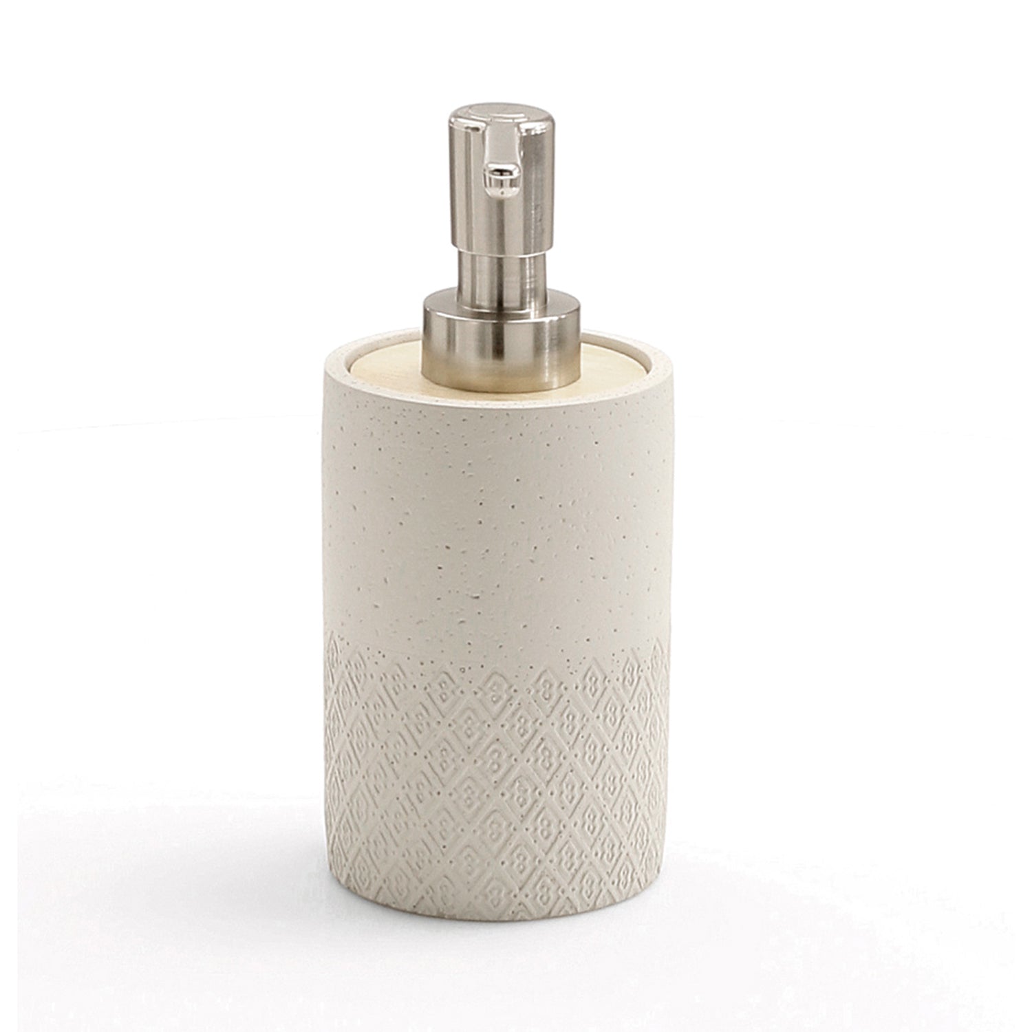 Versione outlet - Dosasapone in cemento e bamb๠Gedy serie Afrodite - Grigio