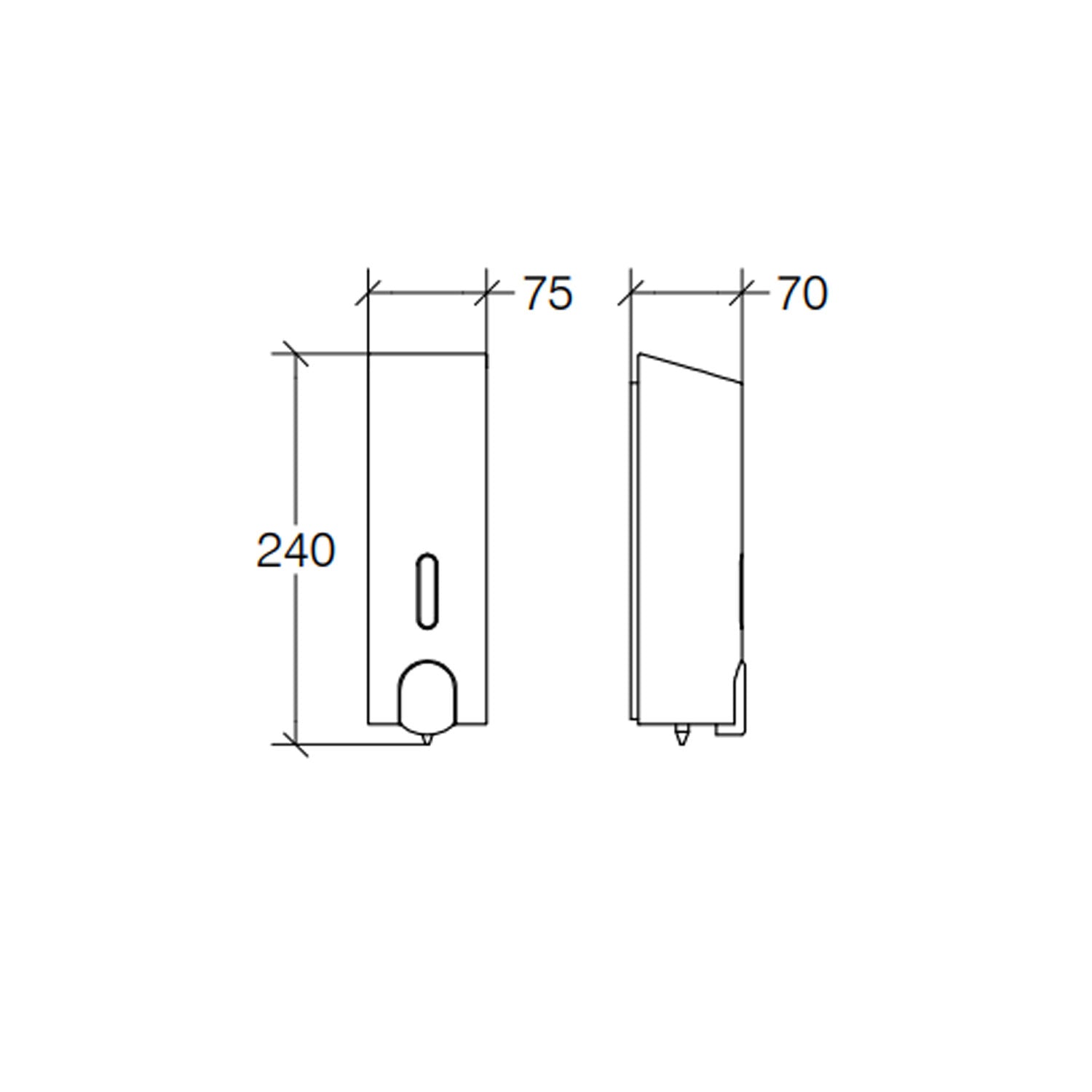 Lineabeta Dosatore Othello Cromato 400ml - Con Sensore by CeramicStore | Lo specialista del tuo bagno