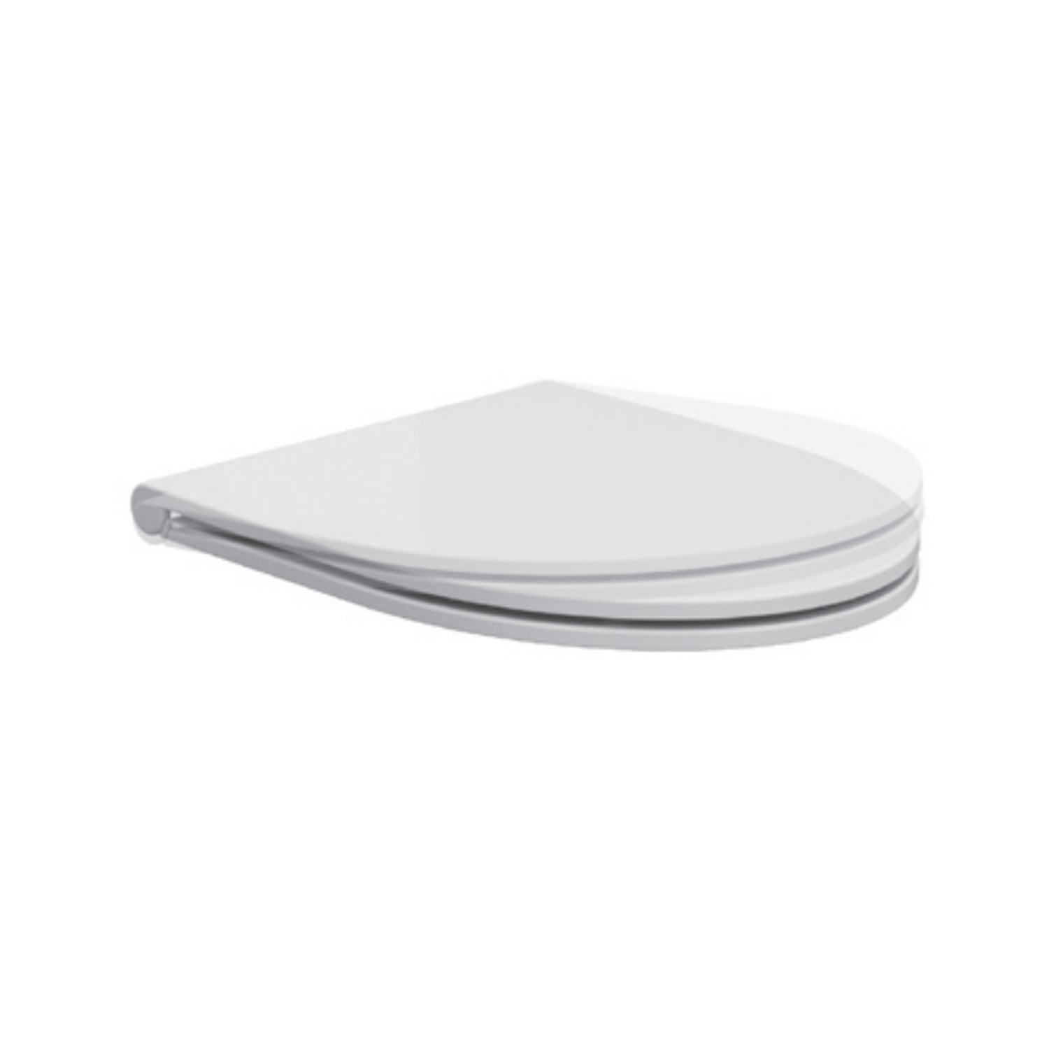 Coprivaso Originale in termoindurente Ceramica Azzurra Comoda chiusura soft close