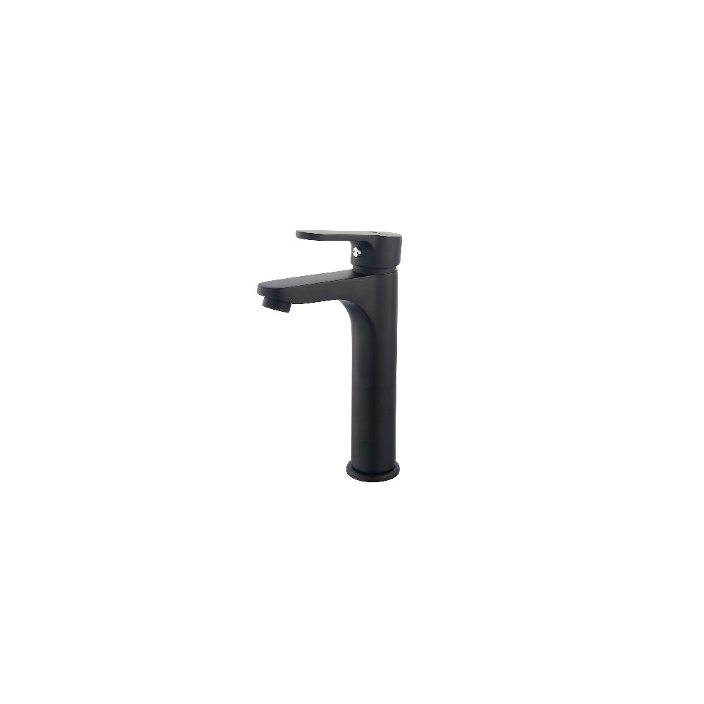 Set miscelatori lavabo alto e bidet serie Choco color nero opaco con cartuccia a dischi ceramici by CeramicStore | Lo specialista del tuo bagno