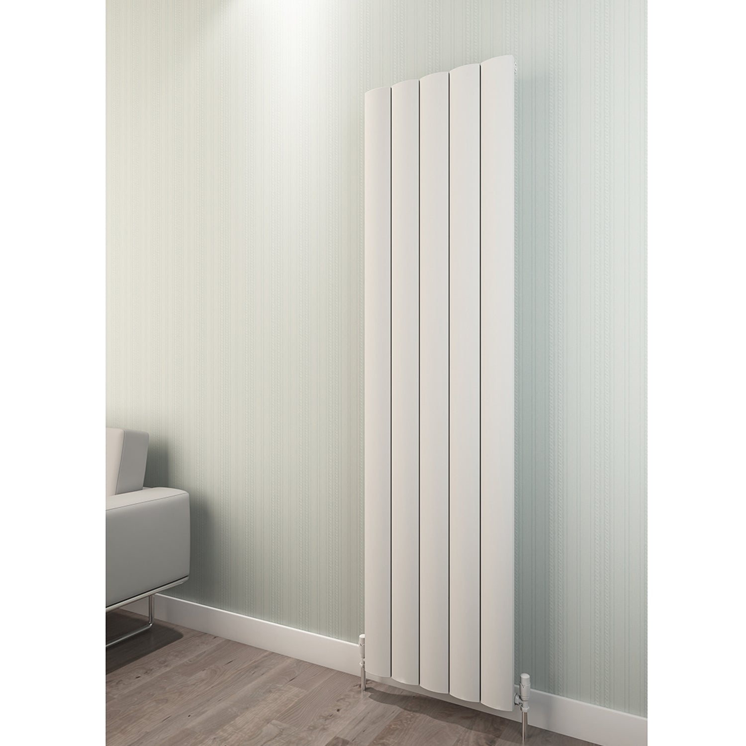 Radiatore alluminio idraulico a 3 elementi cm 28x180 interasse cm 28 modello Anima - Bianco by CeramicStore | Lo specialista del tuo bagno