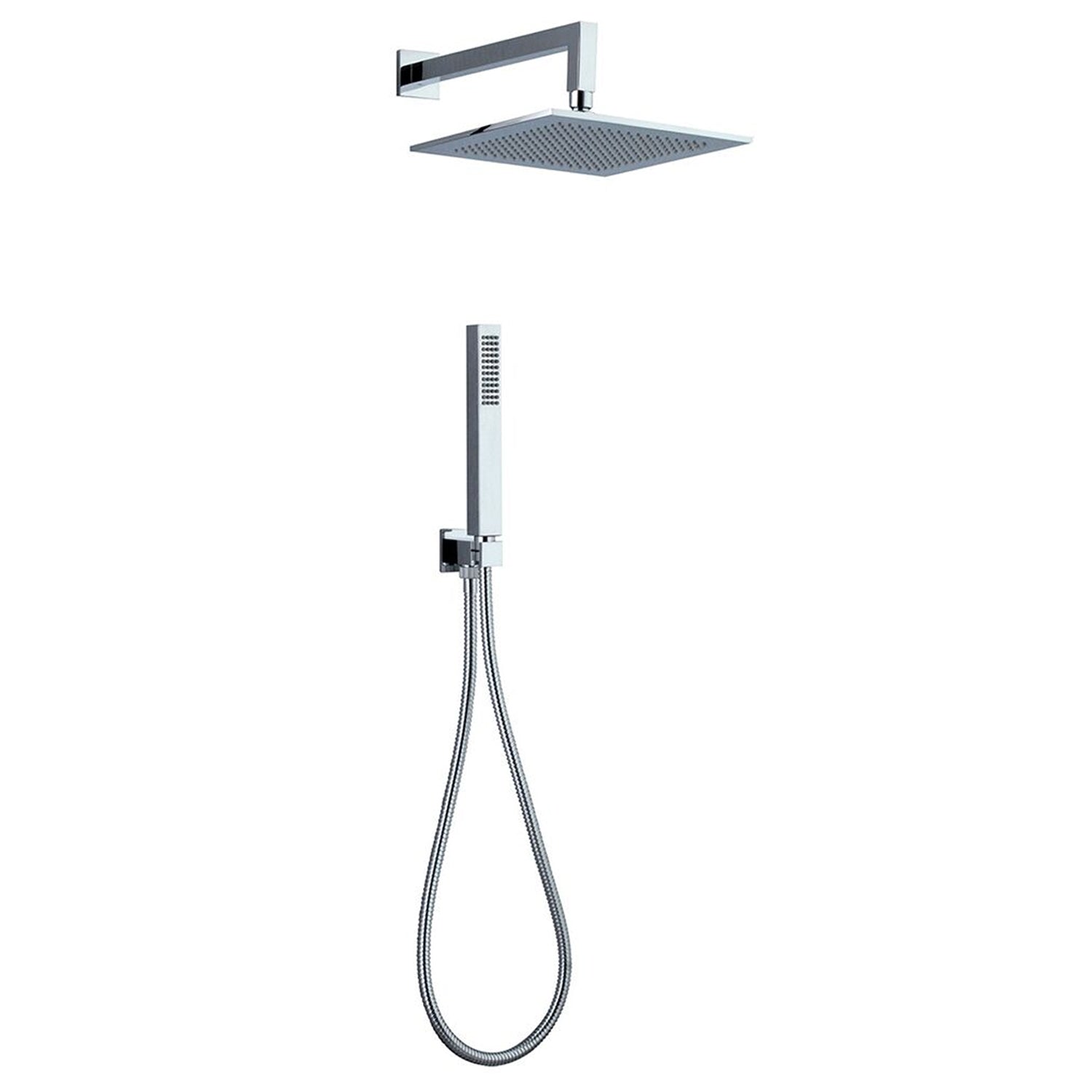 Set doccia composto da soffione Calais, doccia e flessibile cromo by CeramicStore | Lo specialista del tuo bagno