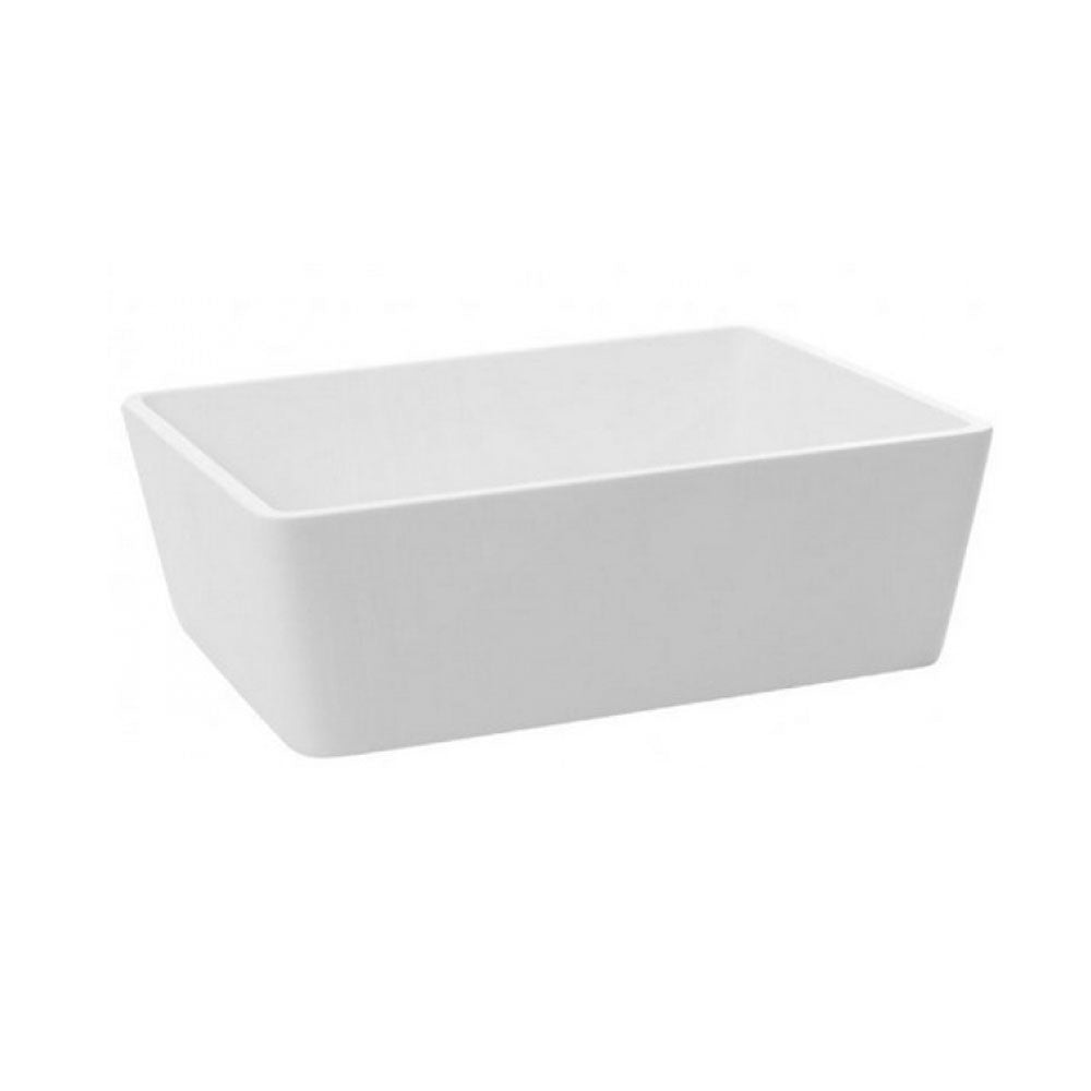 Lavandino da appoggio 'SlashBasic Basin' in Solid Sufrace cm 39