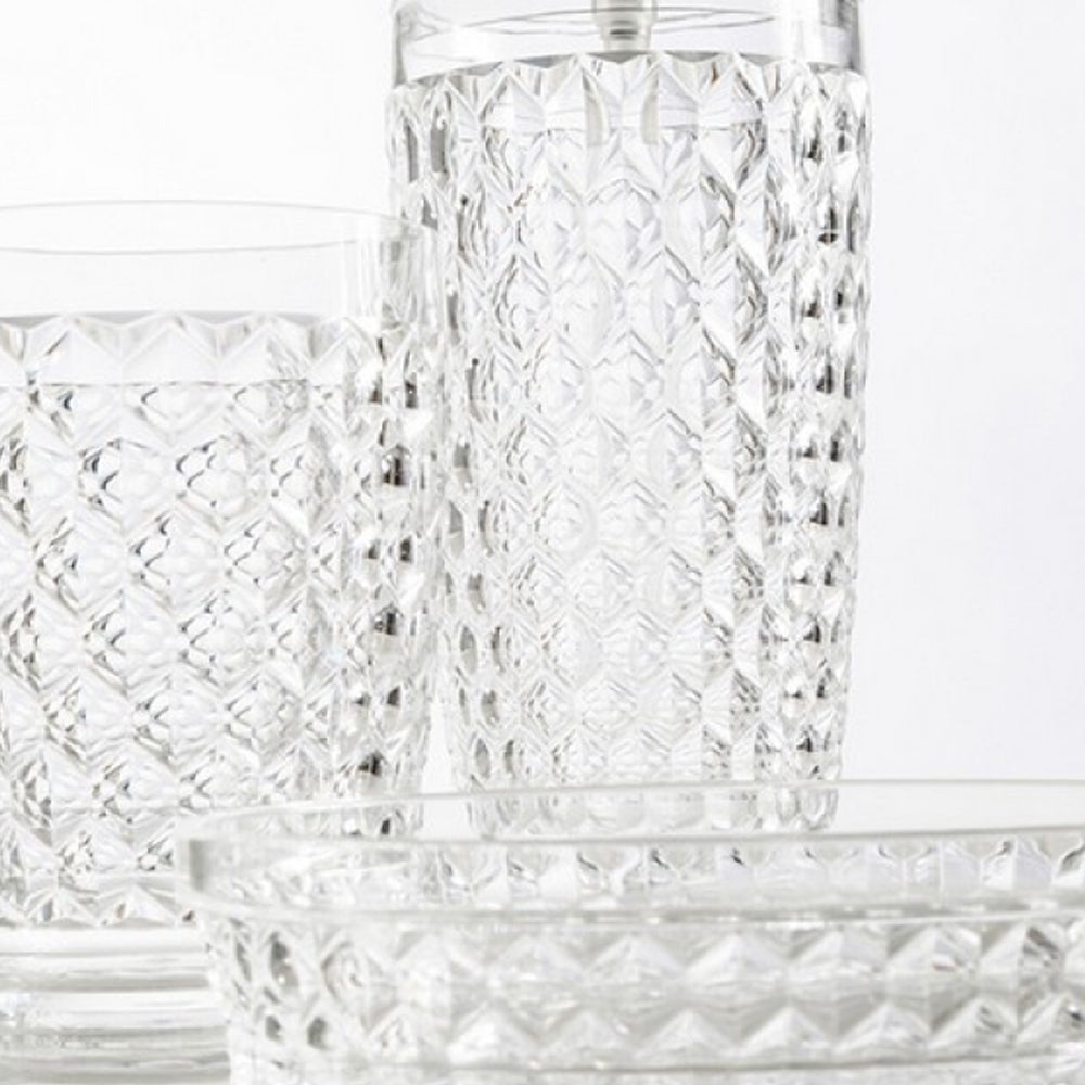 Set Accessori Bagno Cipଠcollezione Shaker in Pet decorato con motivo rombi