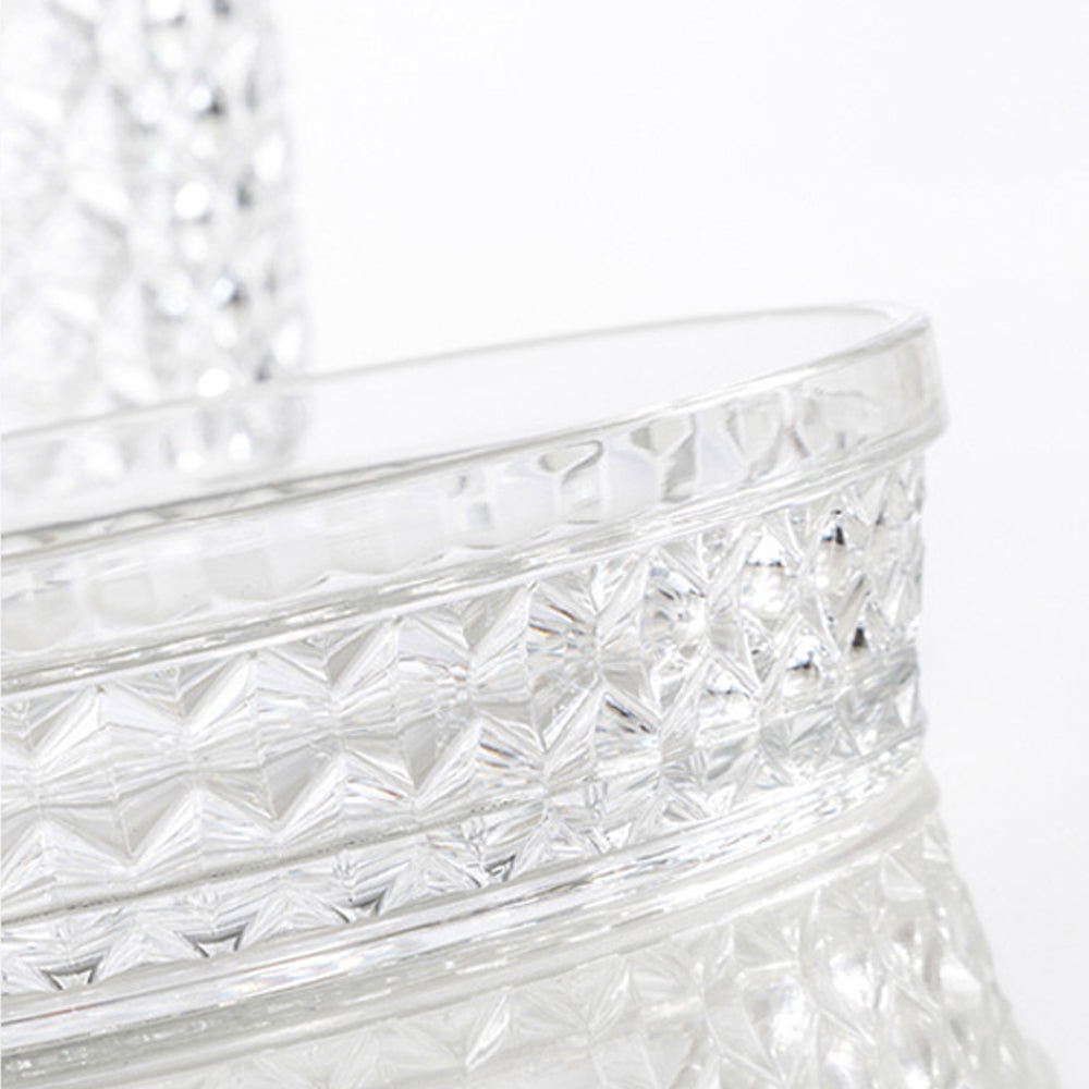 Set Accessori Bagno Cipଠcollezione Shaker in Pet decorato con motivo rombi