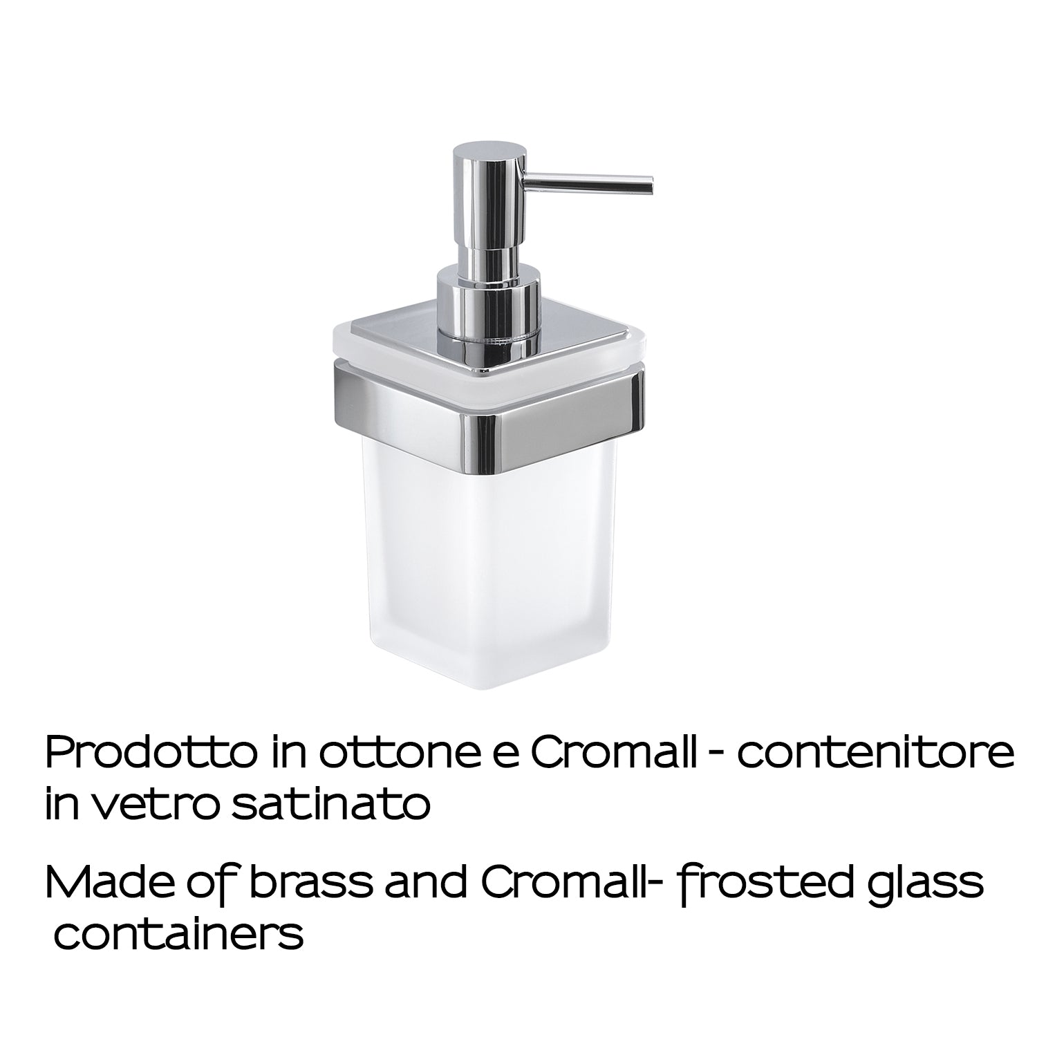 Dosasapone in Ottone e Cromall Gedy serie Samoa - Cromato by CeramicStore | Lo specialista del tuo bagno