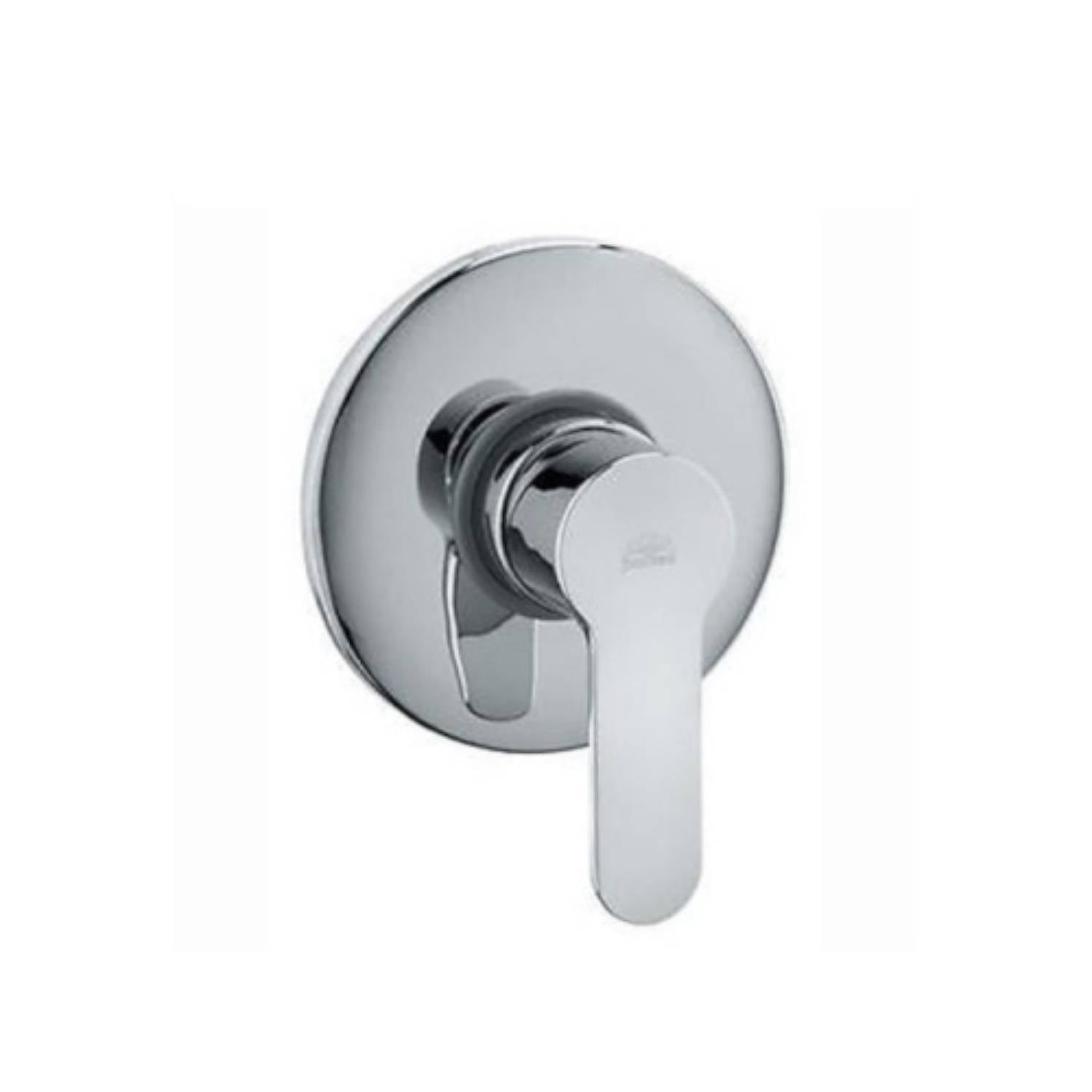 Set saliscendi doccia ottone cromato con miscelatore doccia incasso e presa acqua tonda a muro by CeramicStore | Lo specialista del tuo bagno