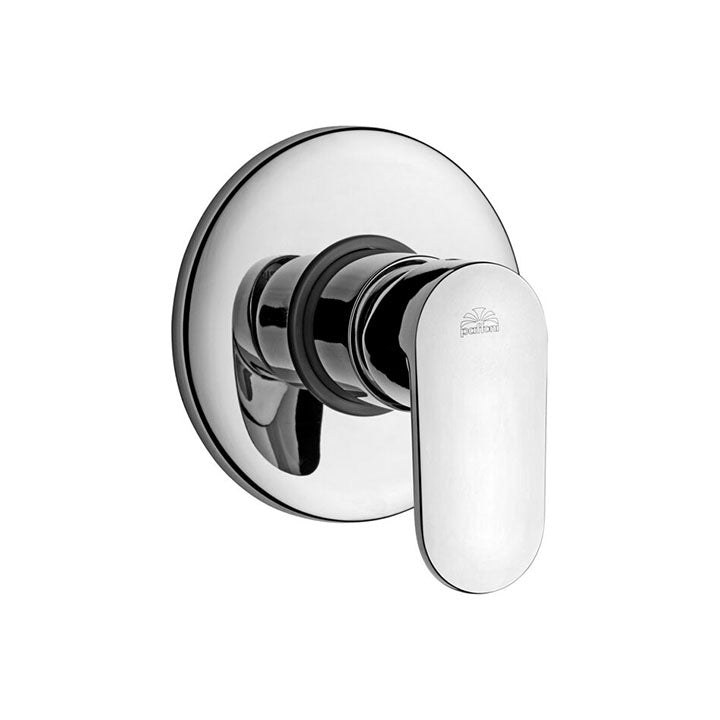 Set saliscendi con asta con miscelatore incasso ottone cromo lucido e presa d'acqua tonda a muro Paffoni by CeramicStore | Lo specialista del tuo bagno
