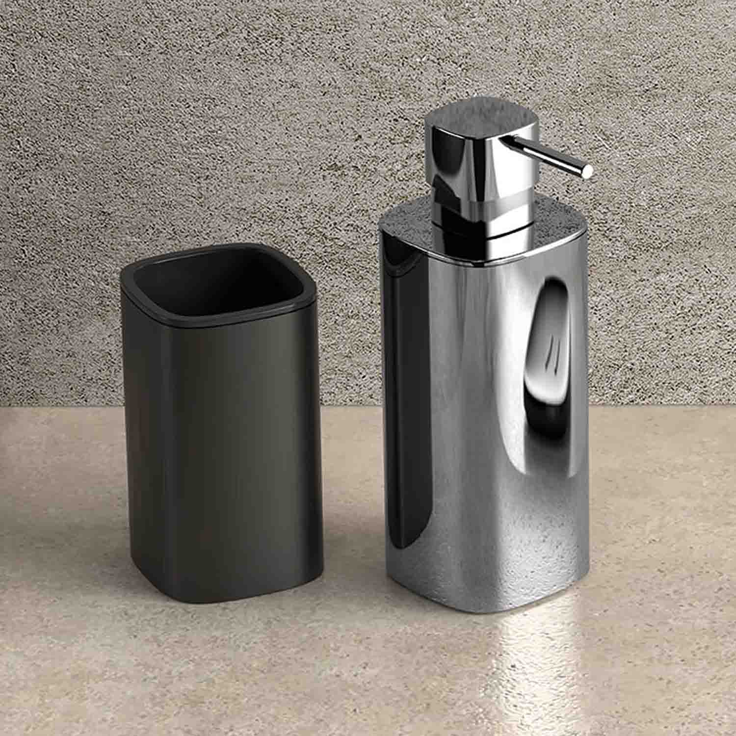 Spandisapone d'appoggio in ottone nero collezione Trenta di Colombo Design by CeramicStore | Lo specialista del tuo bagno