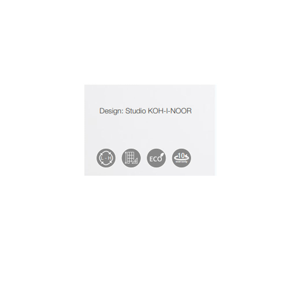 Specchio 'Ovale' da parete con molatura filo lucido - cm 50lx80h - Koh-i-Noor by CeramicStore | Lo specialista del tuo bagno