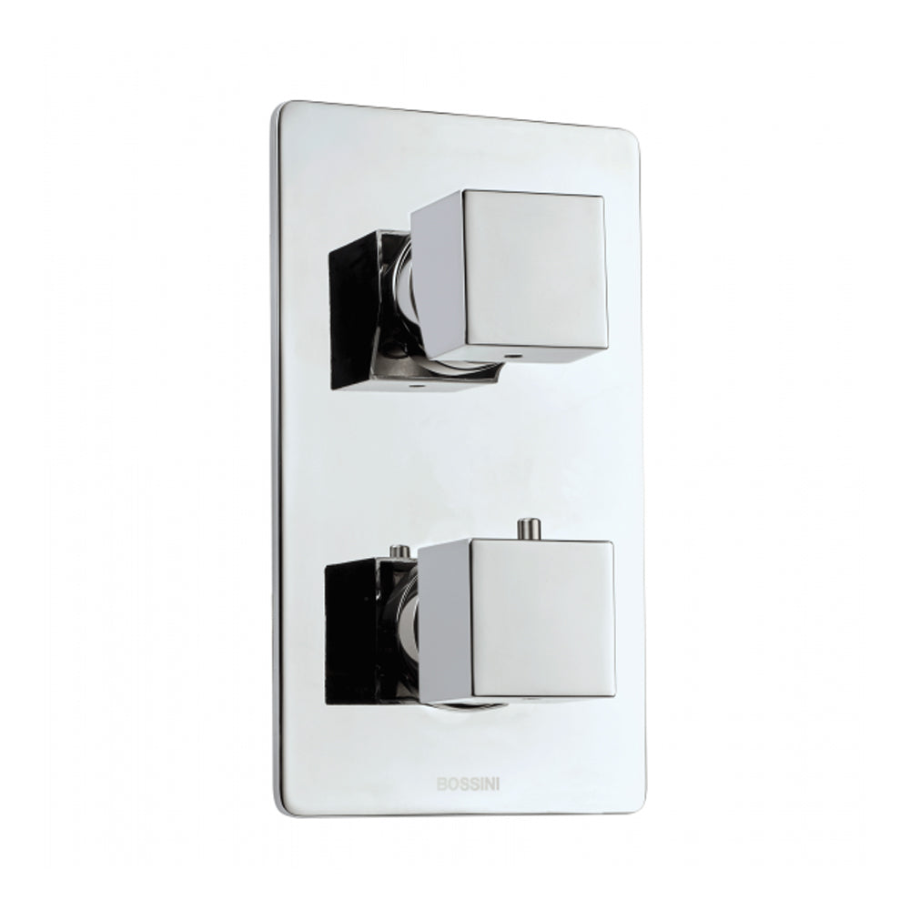 Miscelatore termostatico Bossini 2 uscite in ottone completo di parte incasso e parte esterna cromo by CeramicStore | Lo specialista del tuo bagno