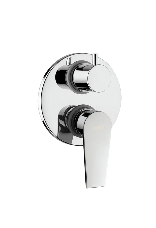 Set di rubinetti da bagno Lavabo Incasso e Bidet con scarico, Doccia Incasso con Deviatore finitura cromata collezione LOGOS+ di Mamoli Rubinetterie by CeramicStore | Lo specialista del tuo bagno