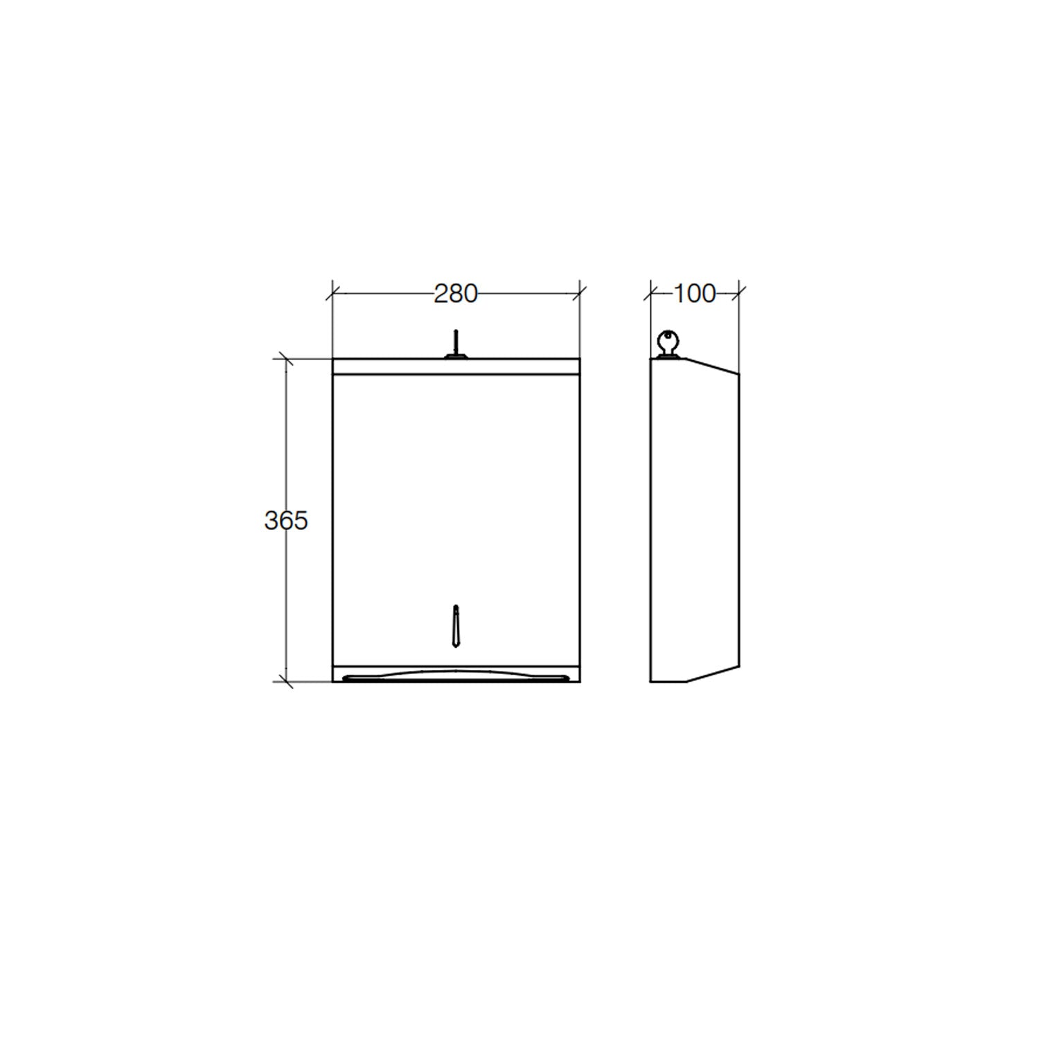 Lineabeta Distributore Asciugamani Carta A Muro Inox - Lusso by CeramicStore | Lo specialista del tuo bagno