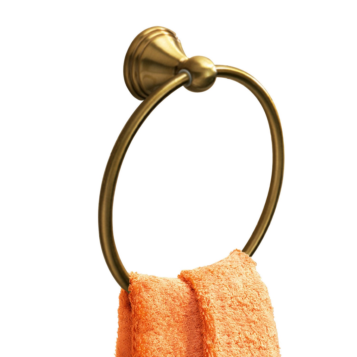 Porta asciugamani ad anello con installazione a parete di Gedy serie Romance - Bronzo by CeramicStore | Lo specialista del tuo bagno