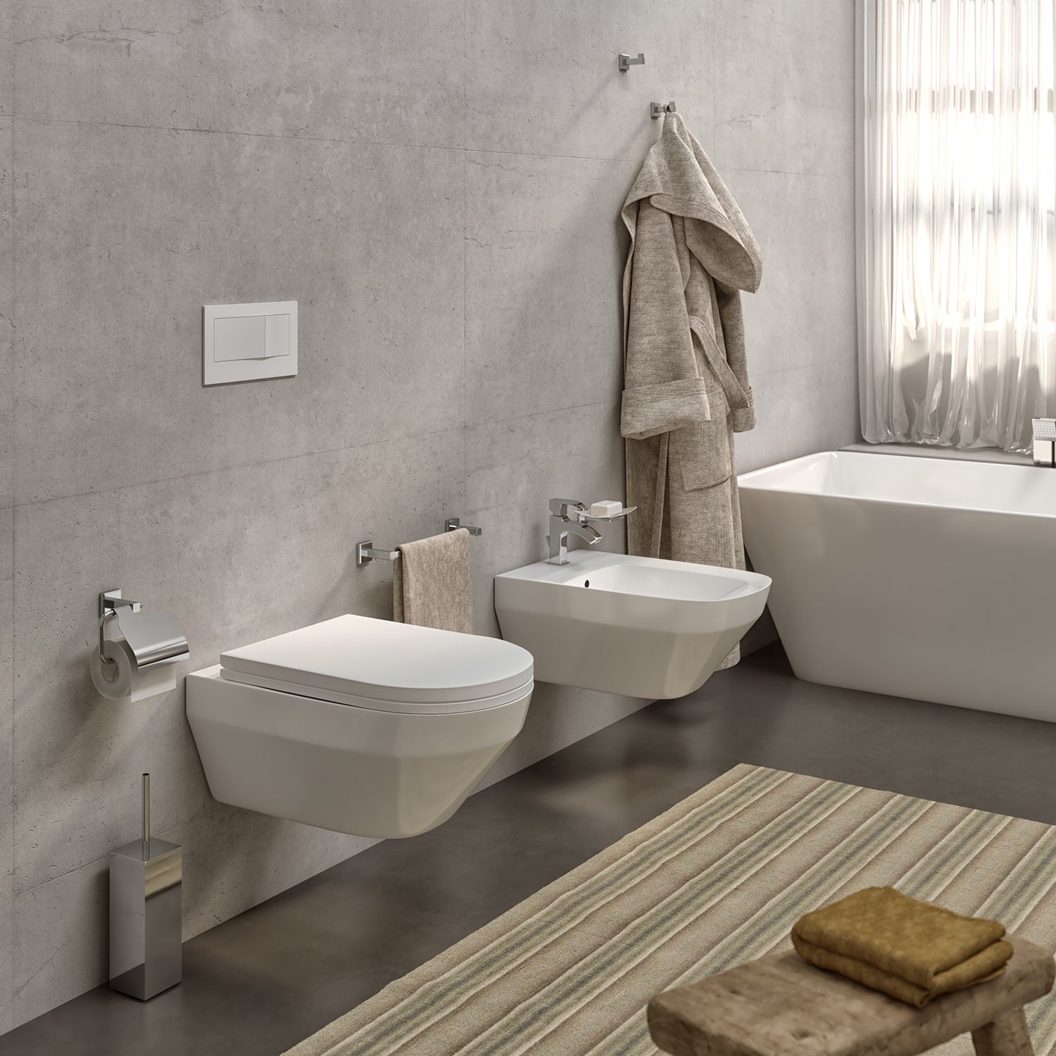 Appendiabiti in acciaio inox AISI 304 Colorado di Gedy - Cromato by CeramicStore | Lo specialista del tuo bagno