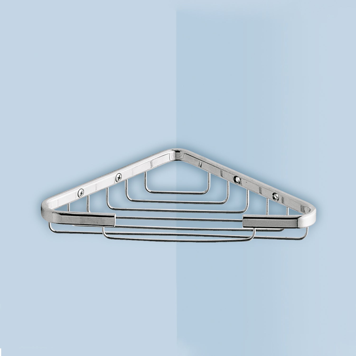 Portaoggetti doccia angolare modello Augustus di Gedy - Cromato by CeramicStore | Lo specialista del tuo bagno