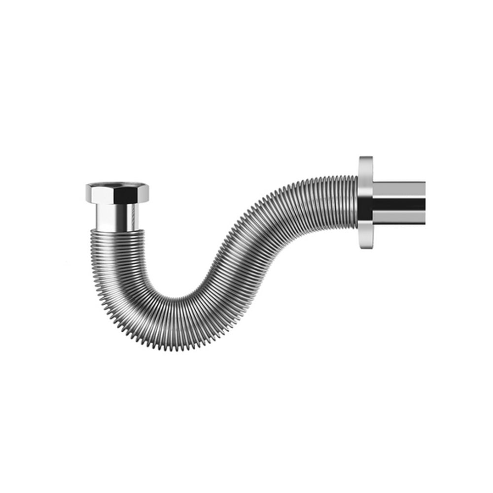Kit di installazione per lavatoio e lavarredo da bagno con piletta clic clac e sifone flessibile metallico by CeramicStore | Lo specialista del tuo bagno