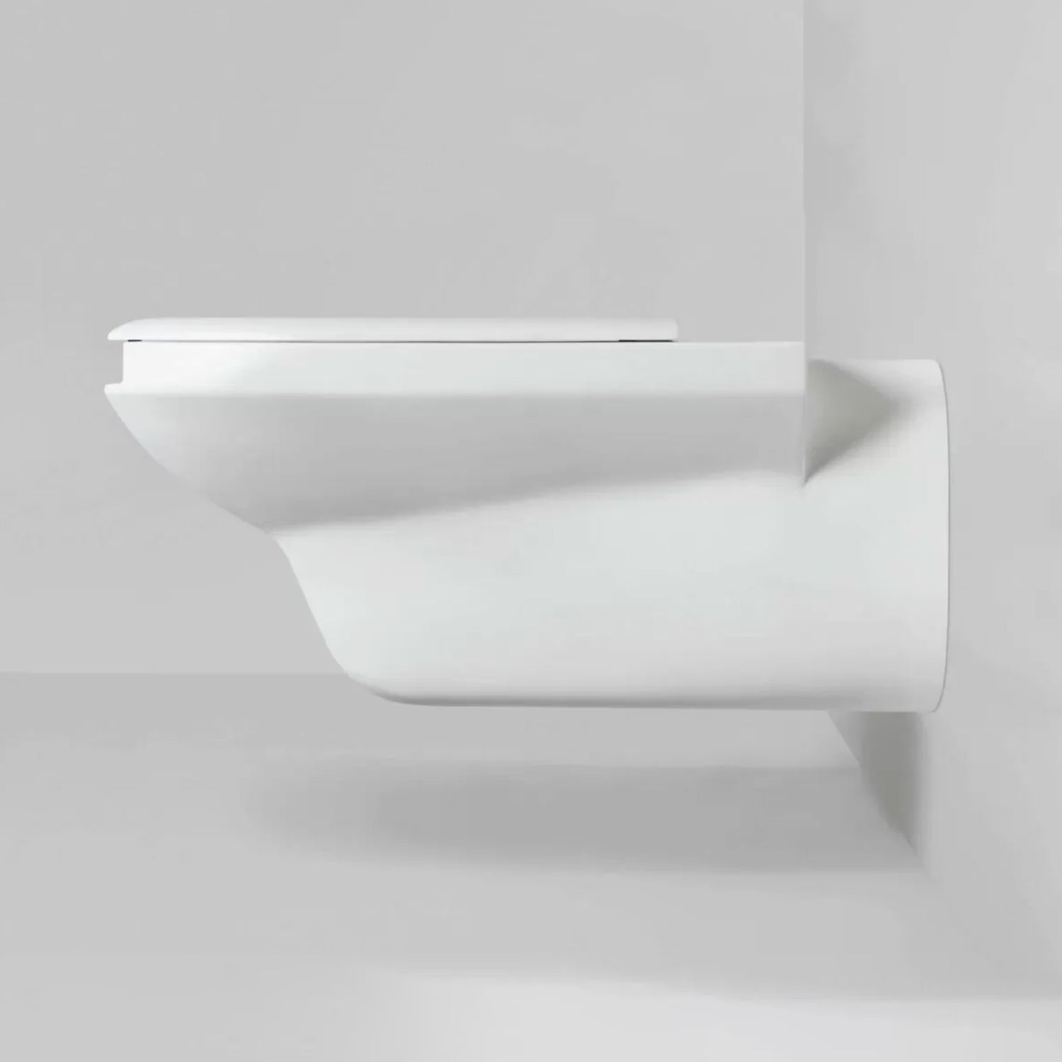 Vaso sospeso Thin di Azzurra Ceramica per diversamente abili 75×36×H37 cm - Bianco Lucido