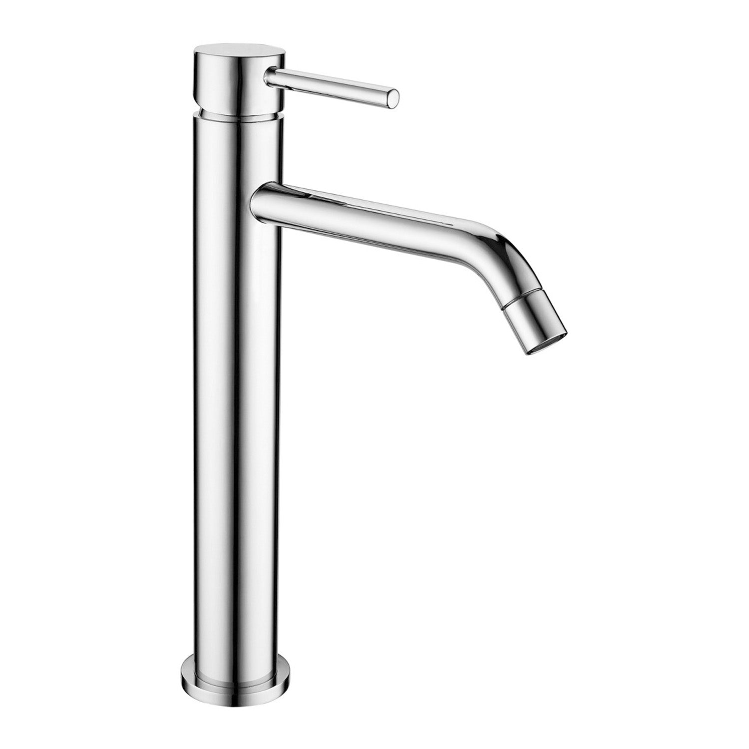 Composizione di miscelatori per lavabo alto, bidet e vasca Moon in ottone cromato by CeramicStore | Lo specialista del tuo bagno