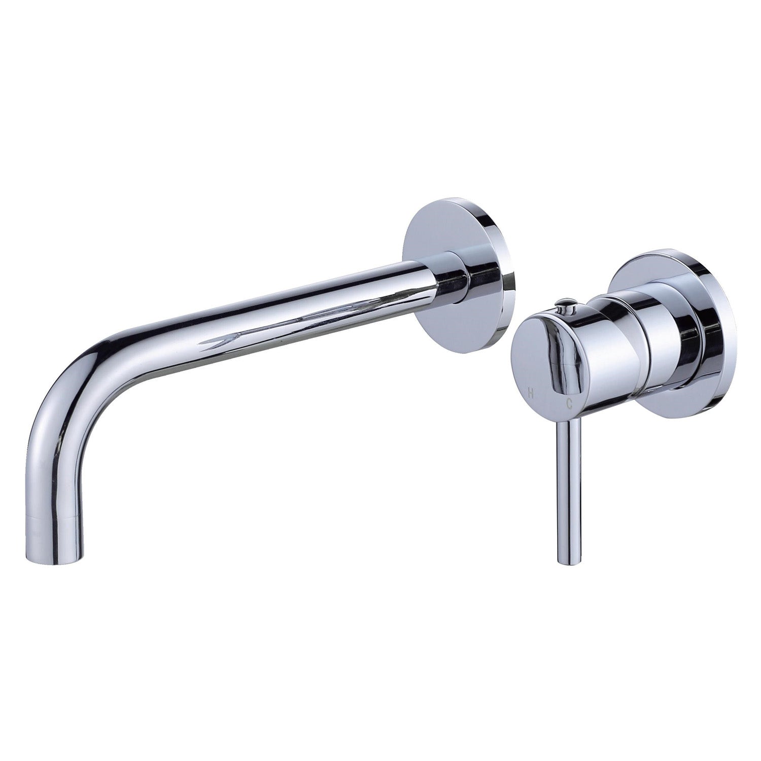 Composizione di miscelatori per lavabo incasso, bidet e doccia Moon in ottone cromato by CeramicStore | Lo specialista del tuo bagno