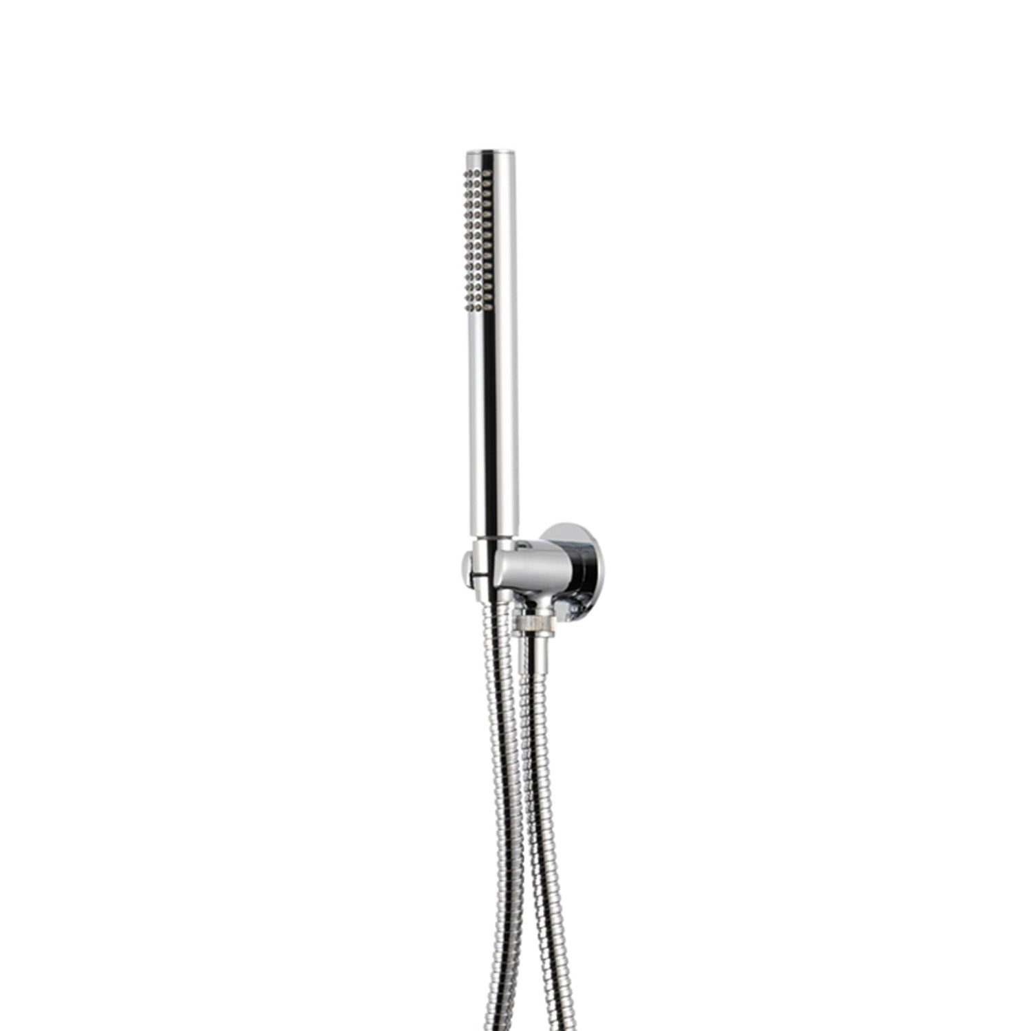 Kit doccia con incasso a due vie e soffione tondo 200 mm in ottone cromato Moon by CeramicStore | Lo specialista del tuo bagno