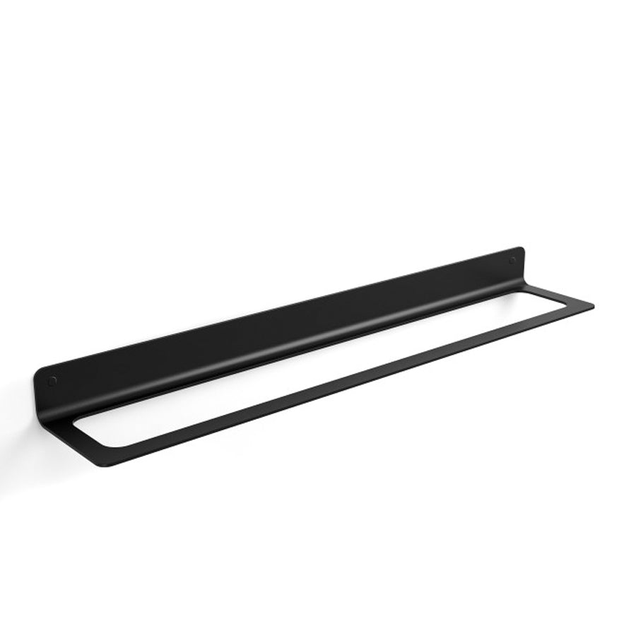 Porta Asciugamani in alluminio verniciato nero Lineabeta collezione Saeta misura cm 63,4 by CeramicStore | Lo specialista del tuo bagno