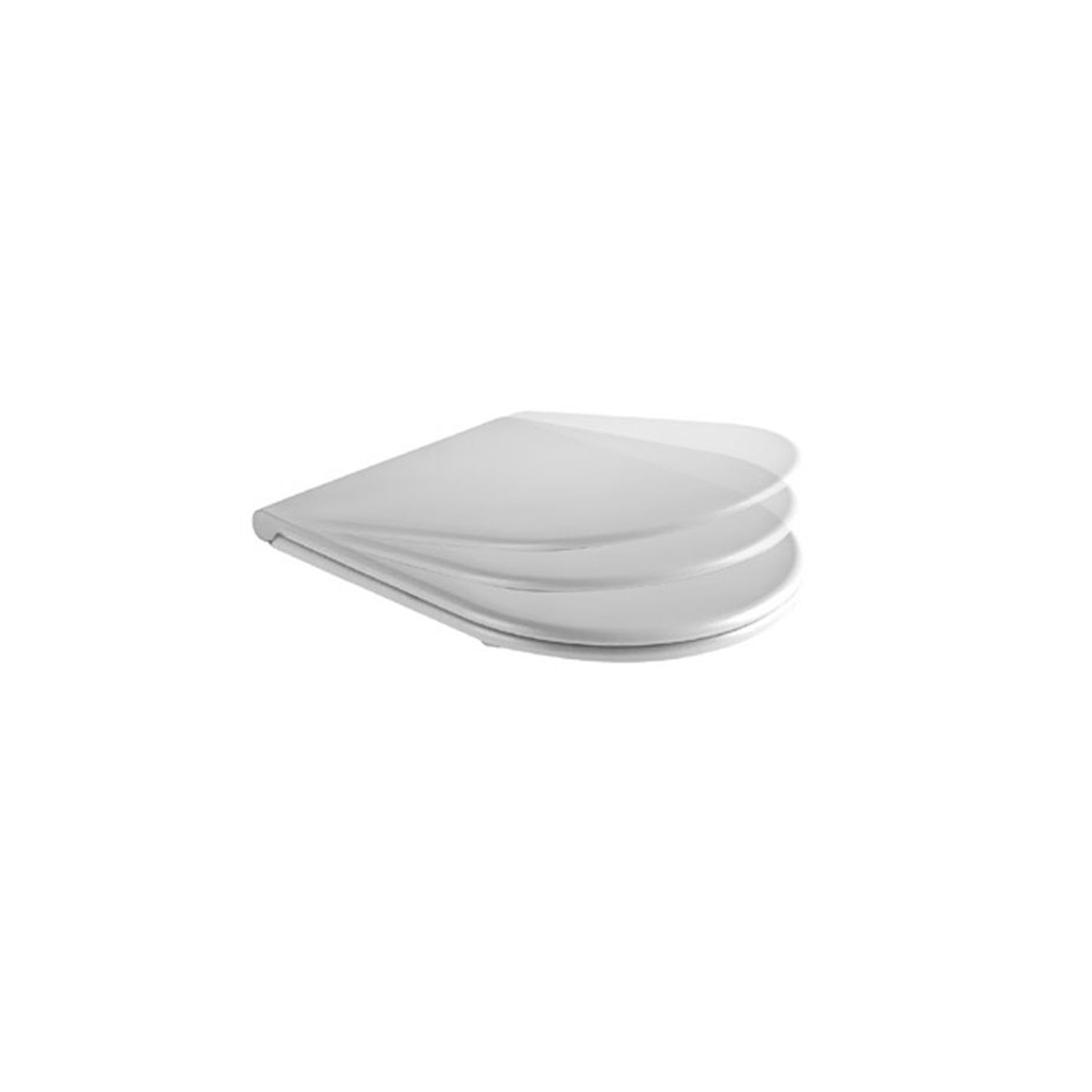 Coprivaso in termoindurente Ceramica Azzurra Nuvola chiusura soft close