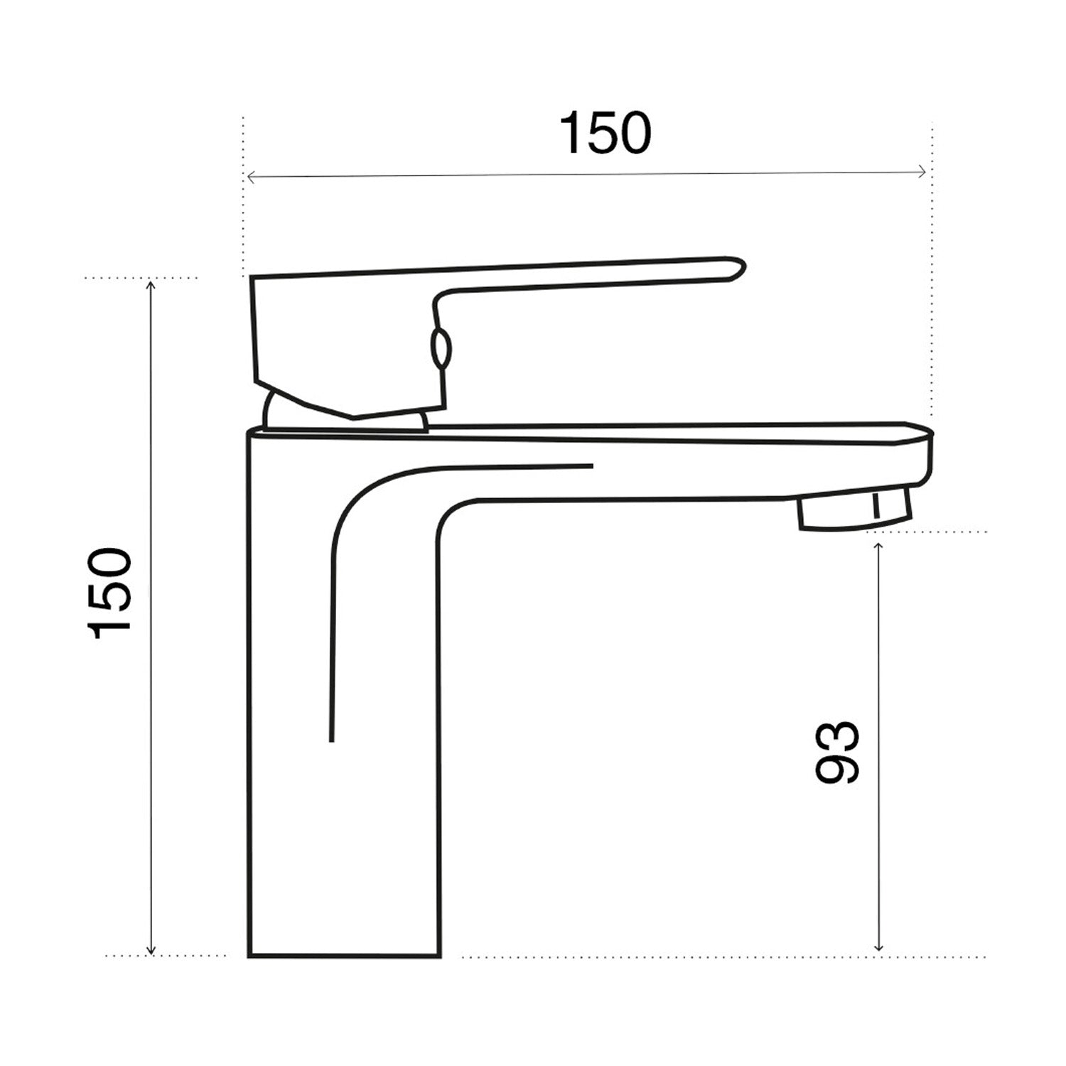 Composizione di miscelatori per lavabo, bidet e doccia 2 vie Hopper in ottone cromato by CeramicStore | Lo specialista del tuo bagno