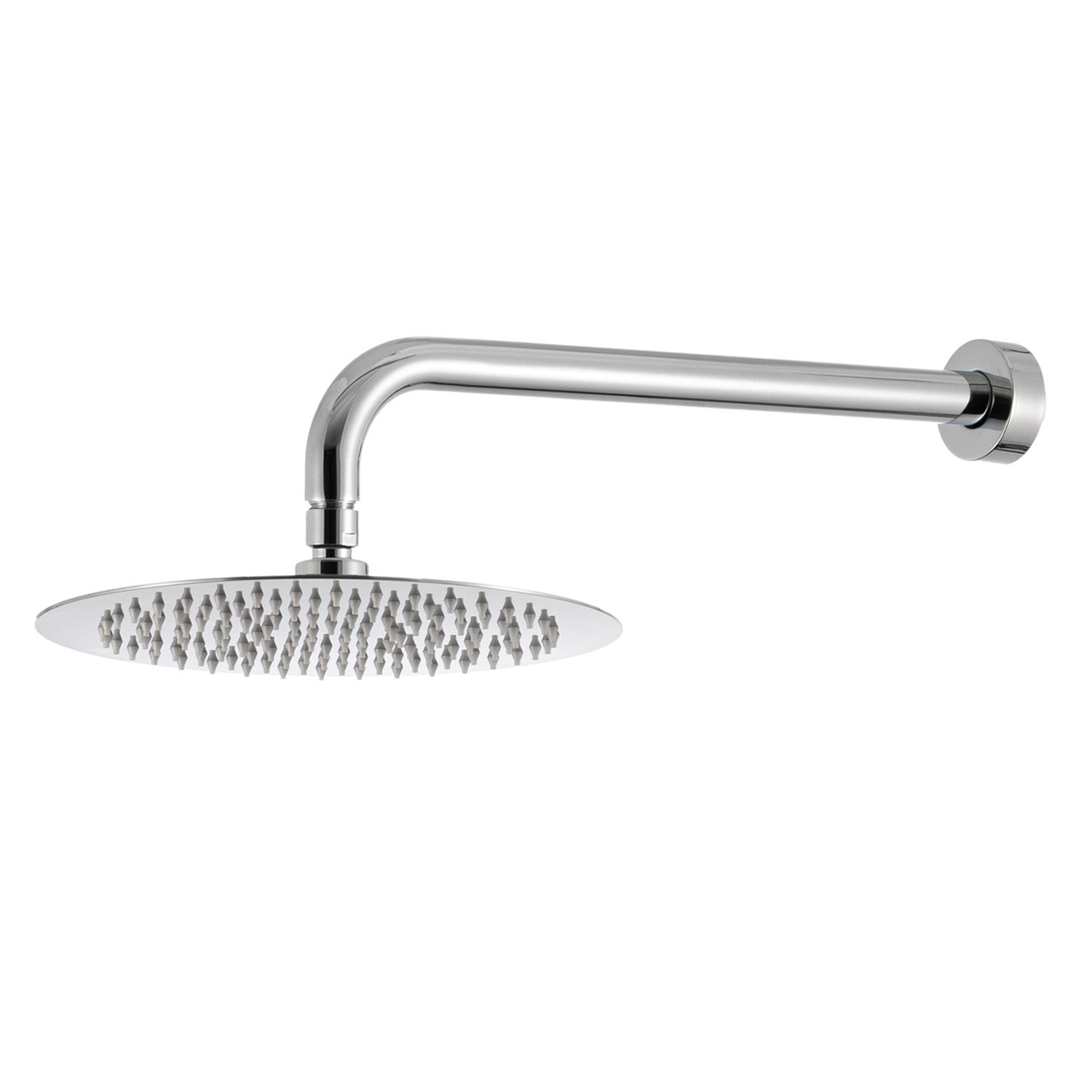 Kit doccia con incasso a una via e soffione tondo 200mm in ottone cromato Hopper by CeramicStore | Lo specialista del tuo bagno