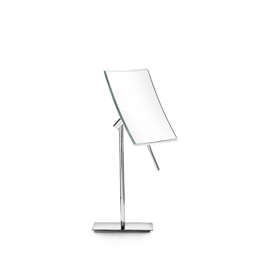 Specchio ingranditore quadrato da appoggio Lineabeta Mevedo con snodo per rotazione 3x by CeramicStore | Lo specialista del tuo bagno