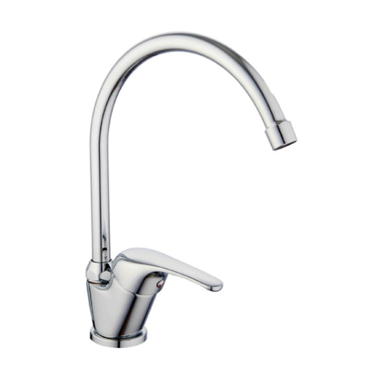 Miscelatore monocomando lavello a canna alta modello Cesio in ottone cromato by CeramicStore | Lo specialista del tuo bagno