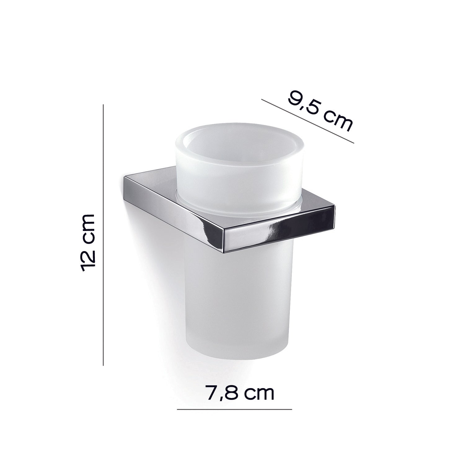 Portaspazzolini in Ottone e Cromall Gedy serie Lanzarote - Cromato by CeramicStore | Lo specialista del tuo bagno