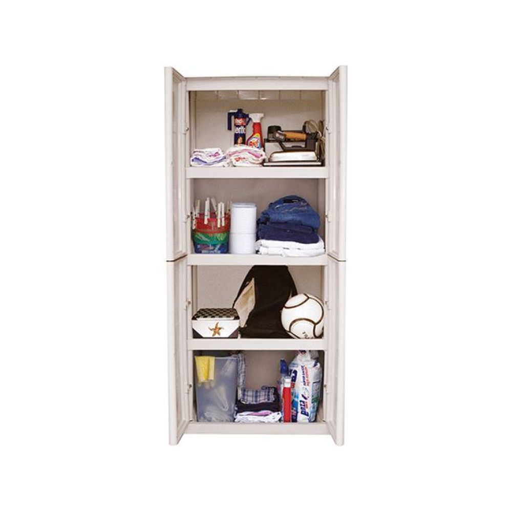 Armadio alto da esterno Spazio con ripiani integrati Tortora/Beige by CeramicStore | Lo specialista del tuo bagno