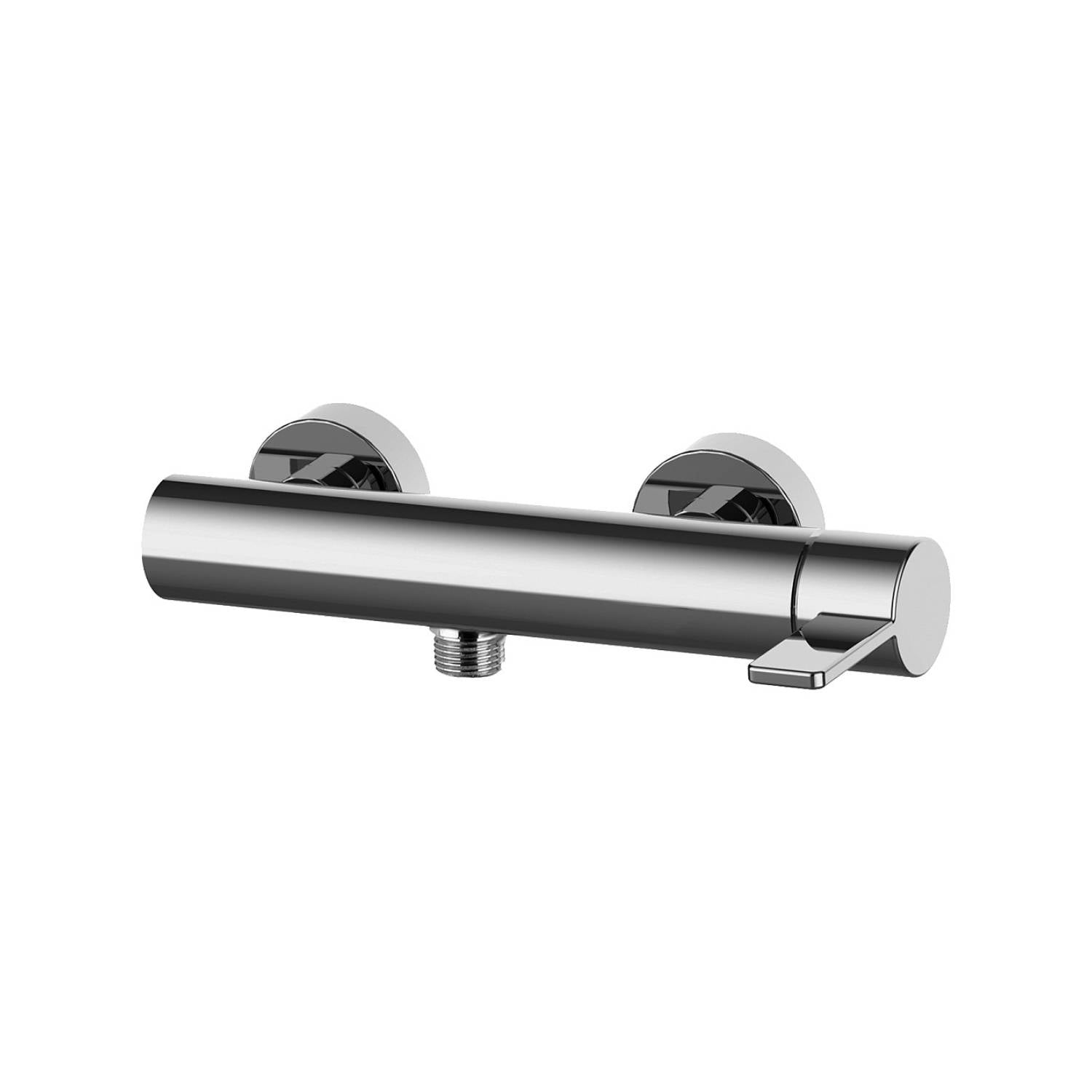 Saliscendi doccia con asta in metallo e miscelatore doccia cromo serie Rock Paffoni by CeramicStore | Lo specialista del tuo bagno