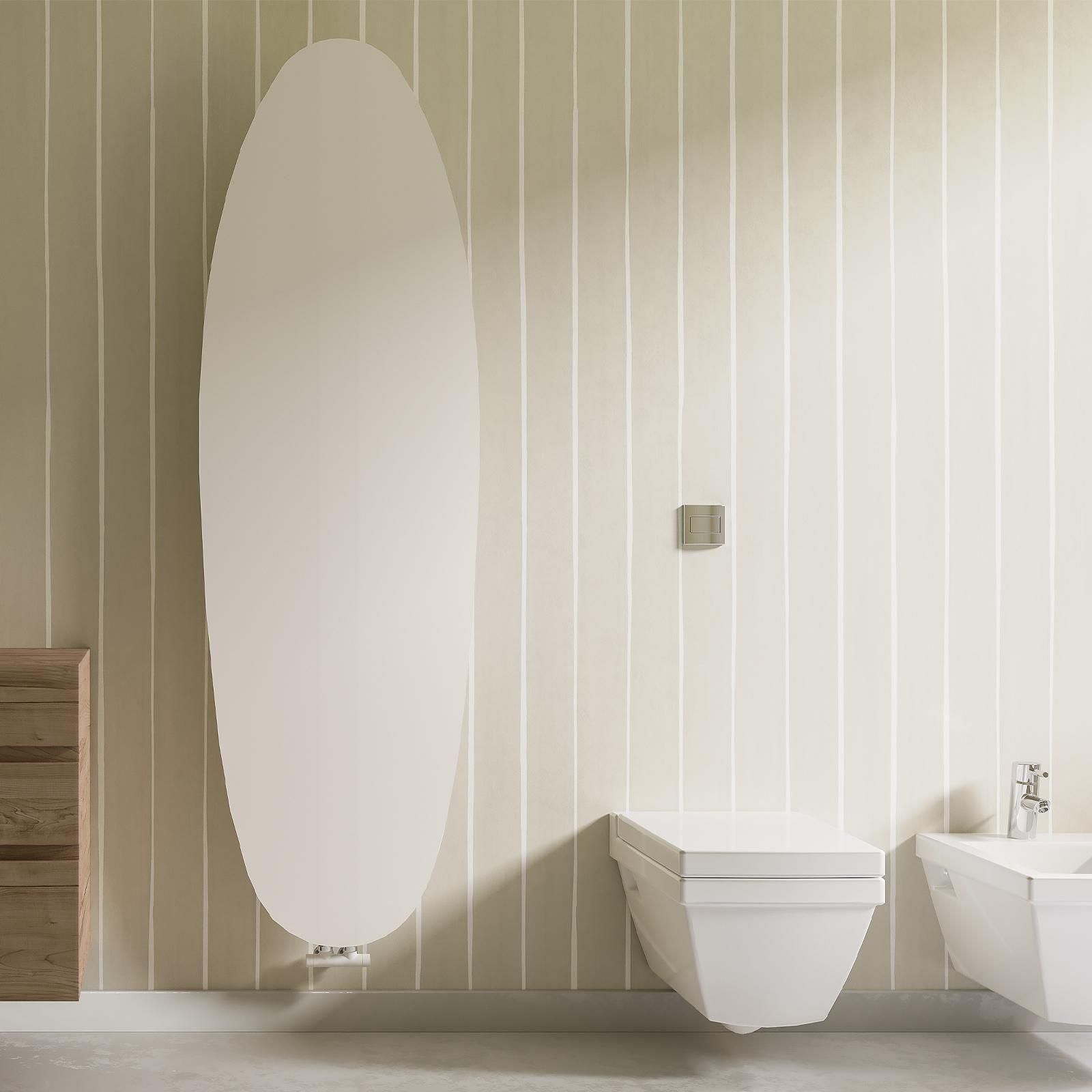 Radiatore d'arredo Tavolara 172,8x53,5 cm interasse 5 cm finitura Bianco by CeramicStore | Lo specialista del tuo bagno