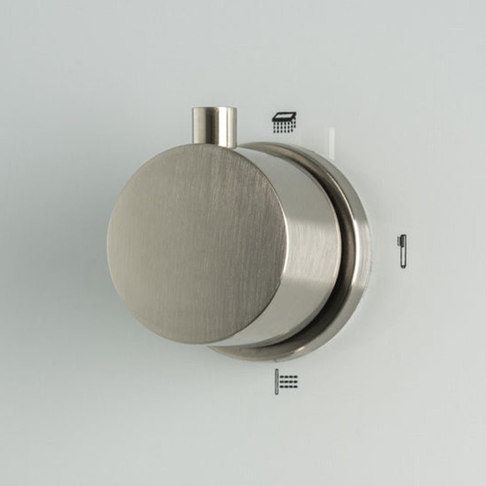 Cabina doccia multifunzione Ercole Plus cm 100x80 con idrogetti dorsali Bluetooth e Cromoterapia- Versione Sinistra by CeramicStore | Lo specialista del tuo bagno
