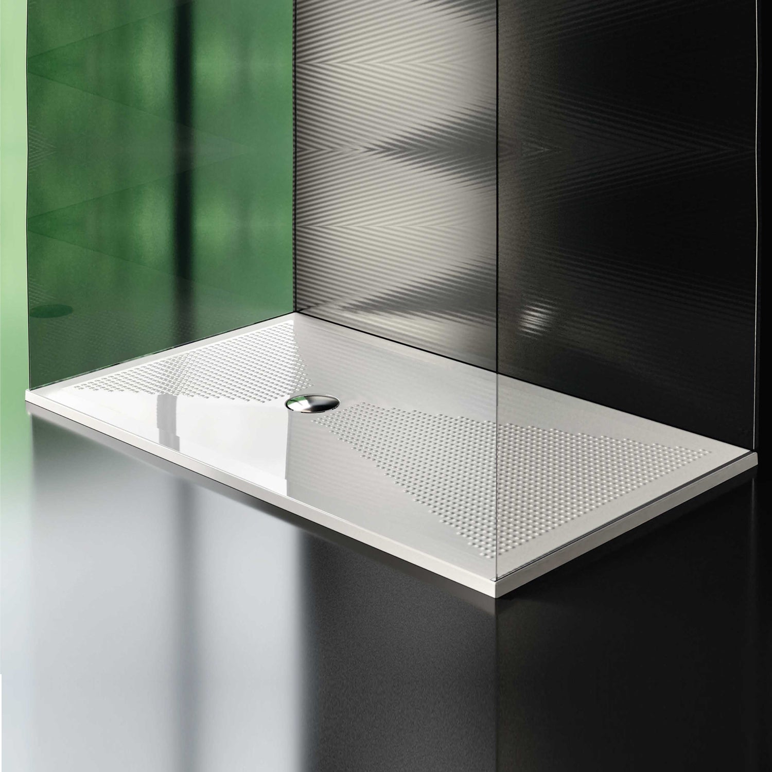 Piatto doccia in ceramica cm 70x90 h3 modello Up di Althea - Bianco Lucido by CeramicStore | Lo specialista del tuo bagno