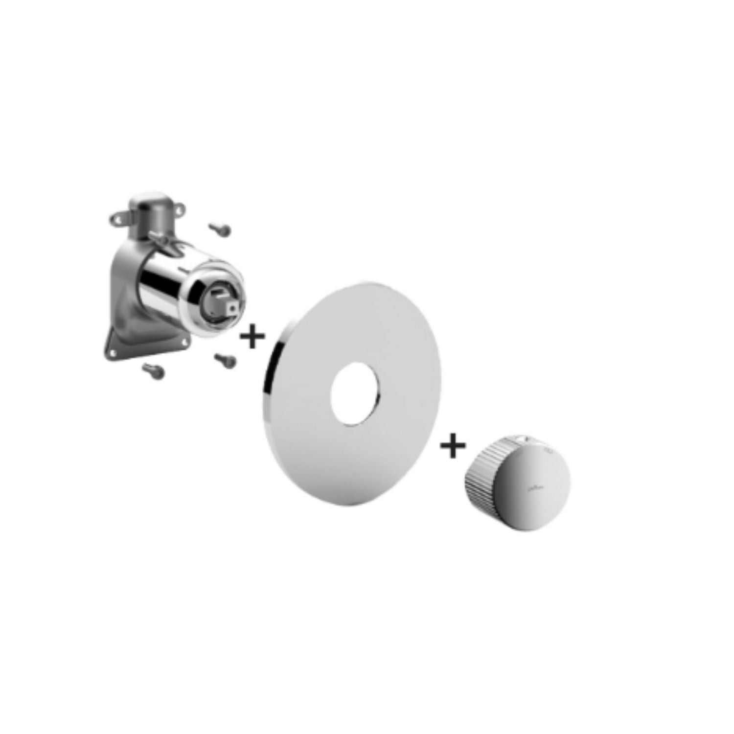 Miscelatore incasso PBOX 010 piastra abs serie Jo Paffoni by CeramicStore | Lo specialista del tuo bagno