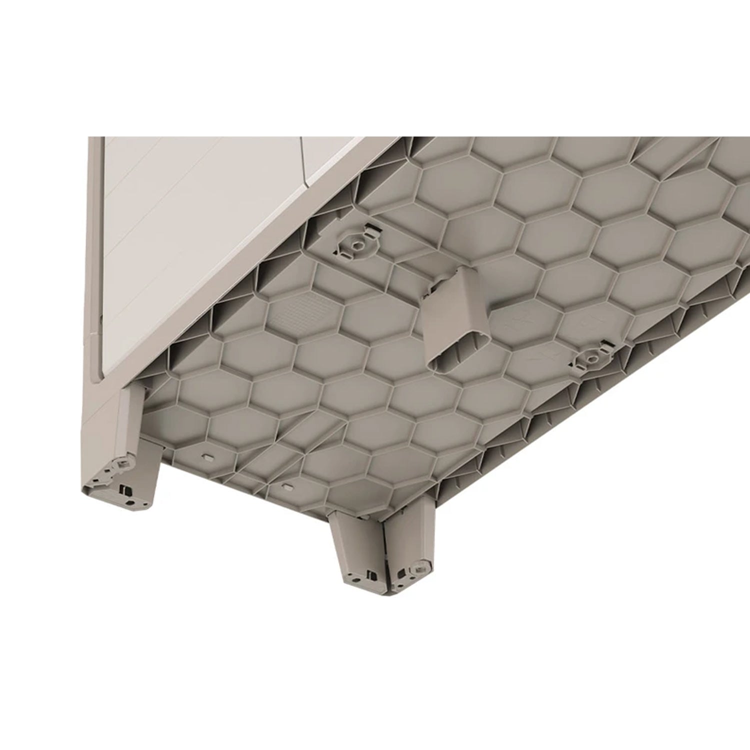 Armadio multiuso per esterni basso con ripiani regolabili Beige cm 80x44x100h by CeramicStore | Lo specialista del tuo bagno
