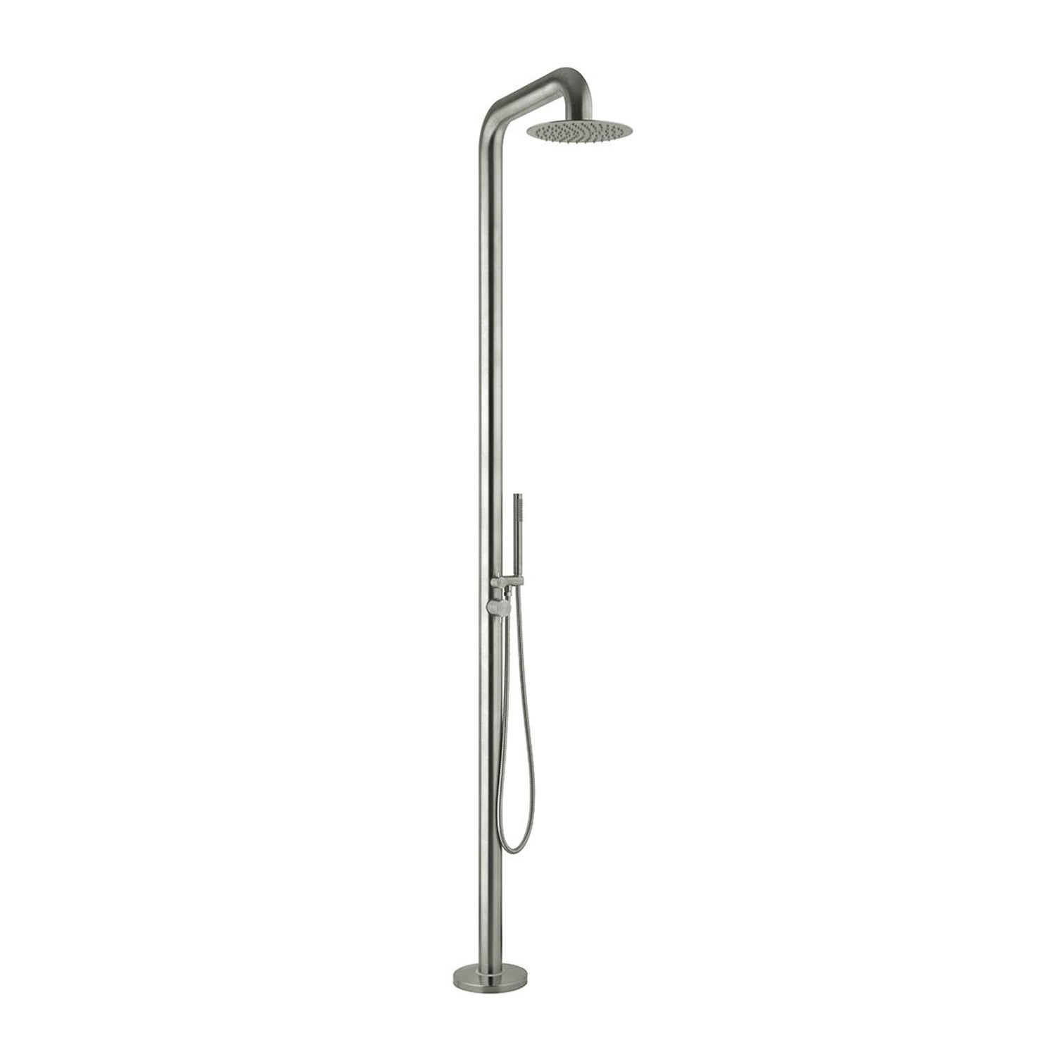 Colonna doccia in acciaio inox 316, miscelatore, soffione 250cm e doccino by CeramicStore | Lo specialista del tuo bagno