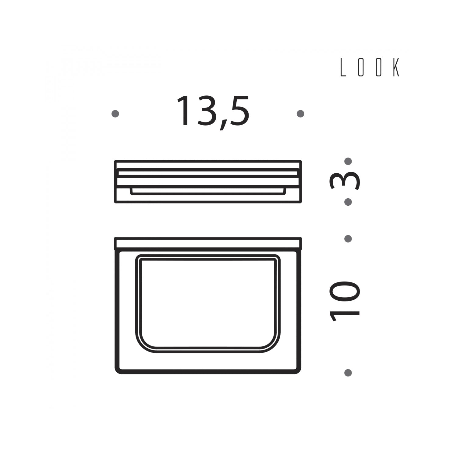 Porta sapone in ottone collezione Look di Colombo Design by CeramicStore | Lo specialista del tuo bagno
