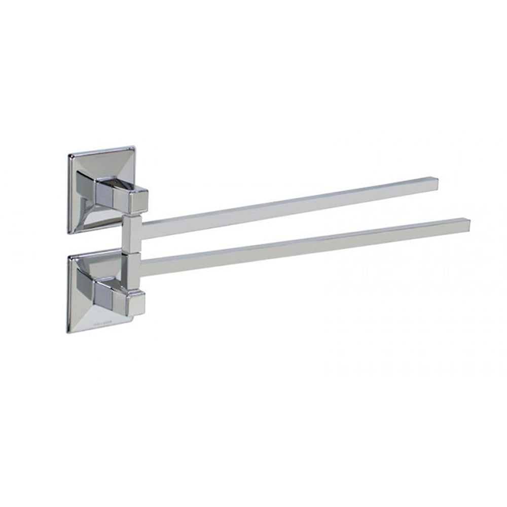 Portasalviette a snodo cm 33 in ottone cromato modello Tilda Koh-i-Noor by CeramicStore | Lo specialista del tuo bagno