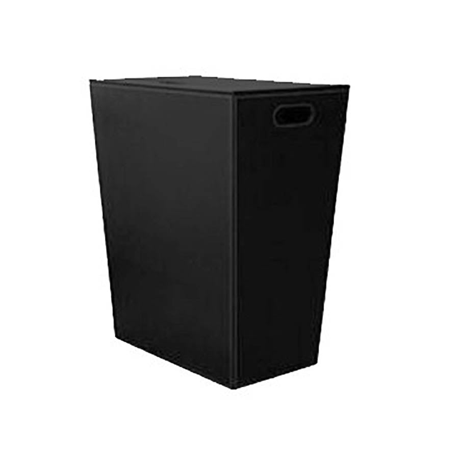 Cesto Porta Biancheria in eco pelle koh-i-noor colore nero by CeramicStore | Lo specialista del tuo bagno