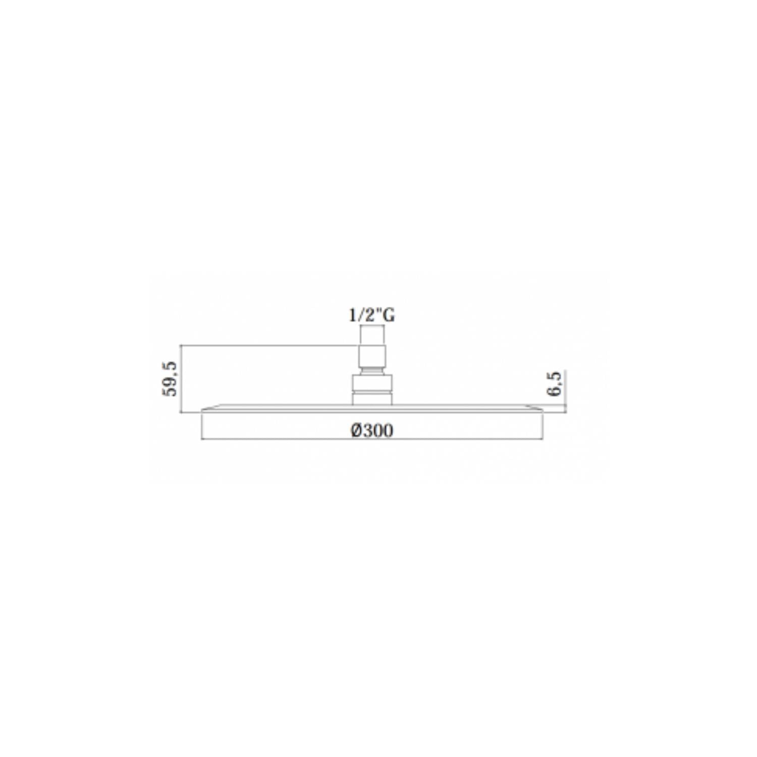 Set soffione tondo con diametro 300mm con braccio doccia quadrato e miscelatore incasso Ringo Cromo Paffoni by CeramicStore | Lo specialista del tuo bagno