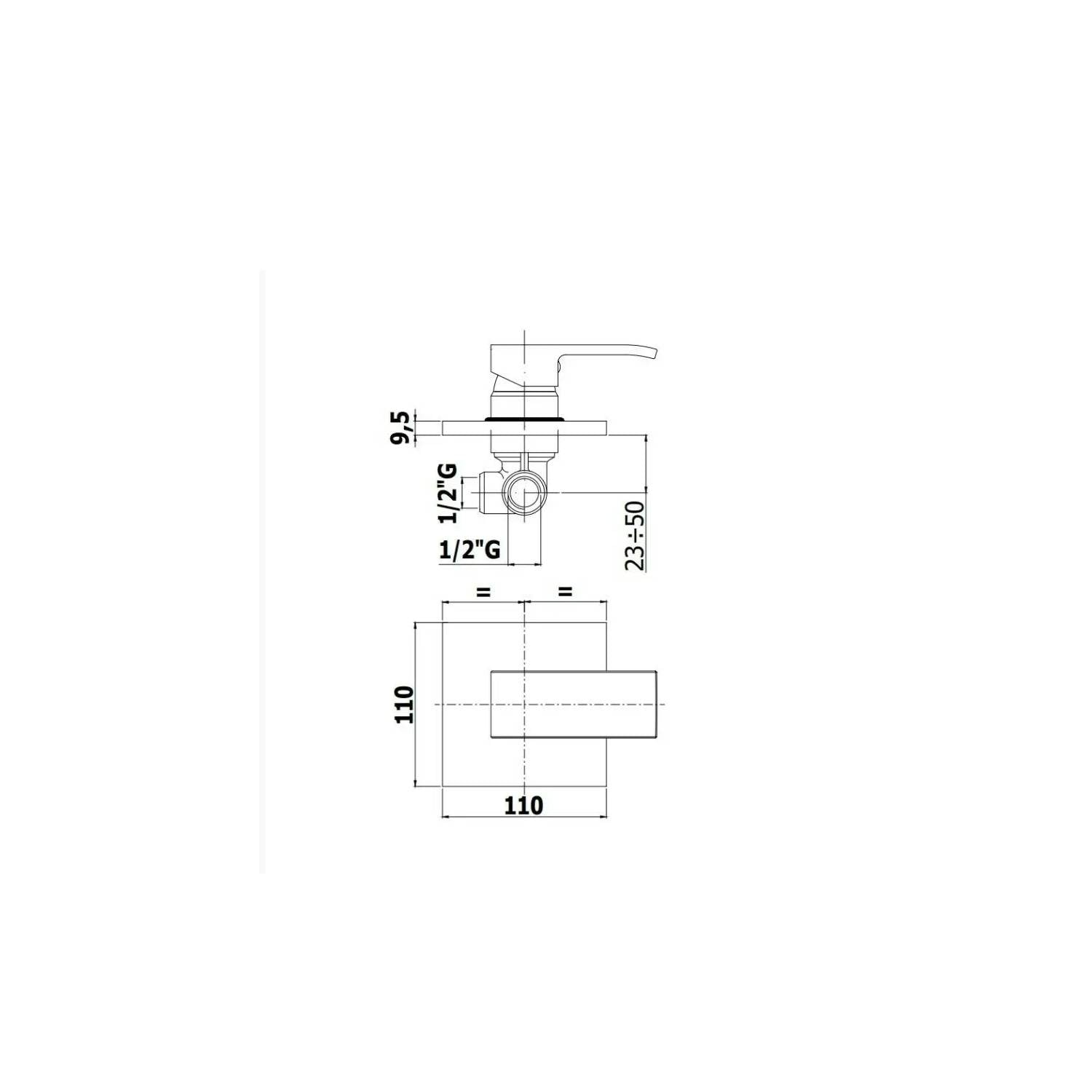 Set soffione doccia anticalcare con braccio tondo e miscelatore incasso Level Cromo Paffoni by CeramicStore | Lo specialista del tuo bagno