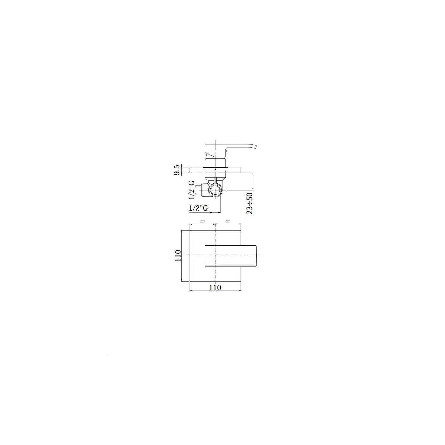 Set soffione doccia anticalcare con braccio tondo e miscelatore incasso doccia Elle cromo Paffoni by CeramicStore | Lo specialista del tuo bagno