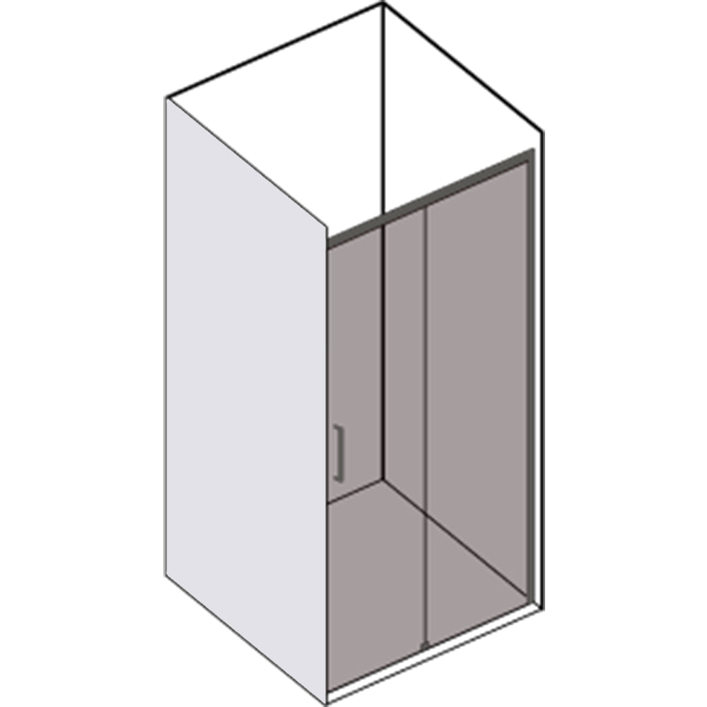 Porta doccia scorrevole DESTRA cm 100 modello Afrodite in cristallo temperato mm 6 by CeramicStore | Lo specialista del tuo bagno